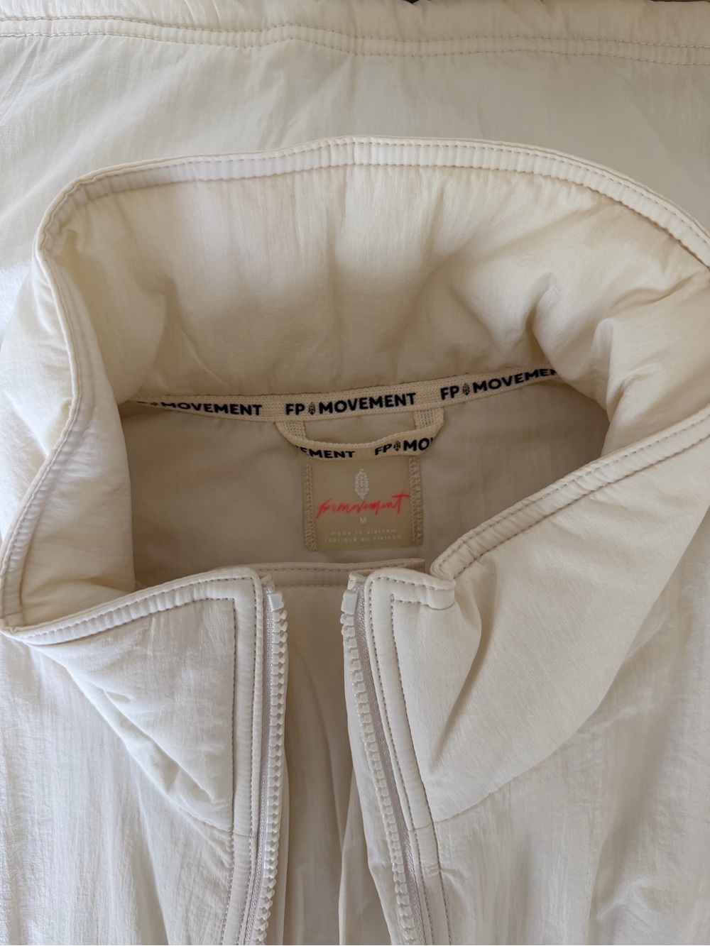FP Movement by Free People Cream Quilted Sleeveless Puffer Vest - Picture 12 of 13